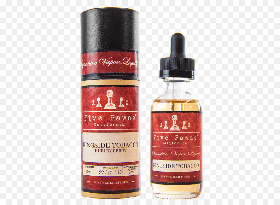 Five Pawns Elo Tobacco, Bottle, Cosmetics, Perfume, Alcohol Free Transparent Png