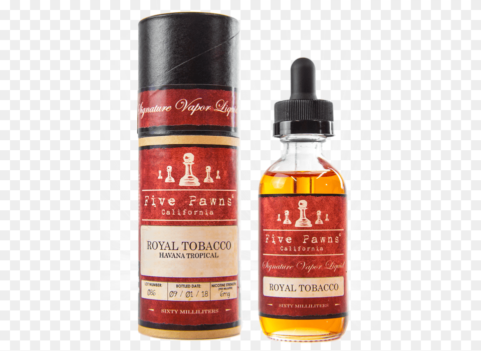 Five Pawns Kingside Tobacco, Bottle, Cosmetics, Perfume, Aftershave Png