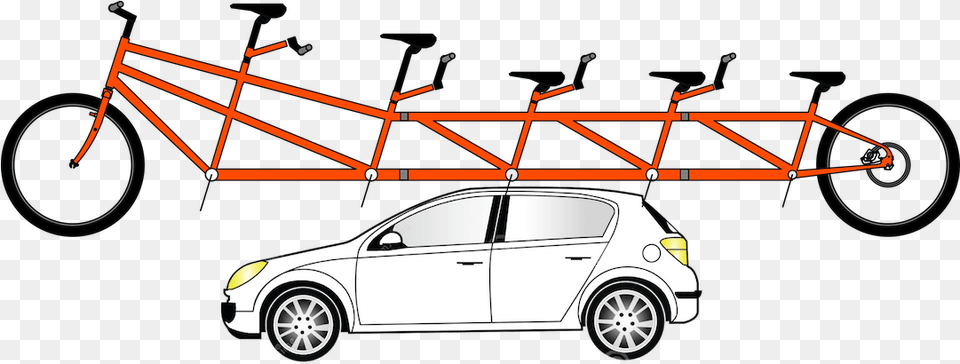 Five Person Bike 4 3 Bike For 3 People, Machine, Spoke, Car, Transportation Free Transparent Png