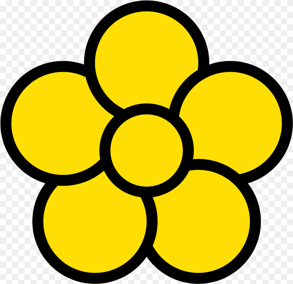Five Petal Flower Icon Five Petal Flower Clipart, Daffodil, Plant, Astronomy, Moon Free Transparent Png