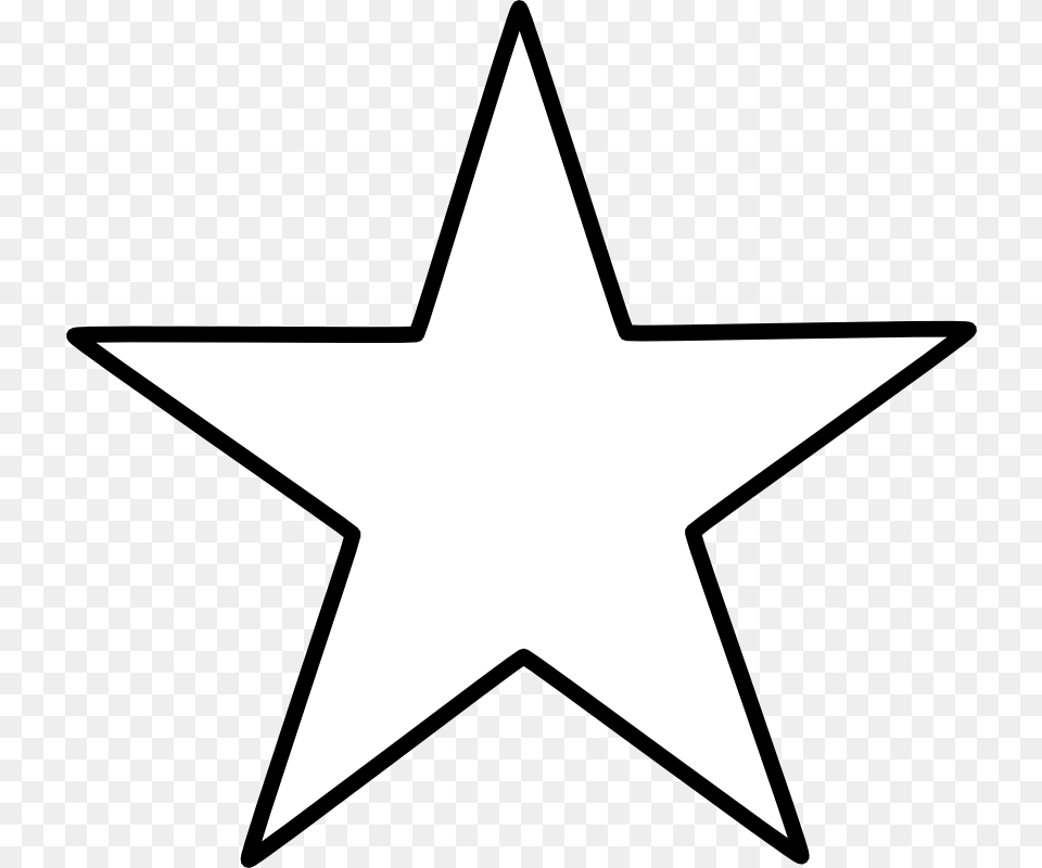 Five Pointed Star Clipart Vector Freeuse Large Star Clipart Star Shape, Star Symbol, Symbol Png Image