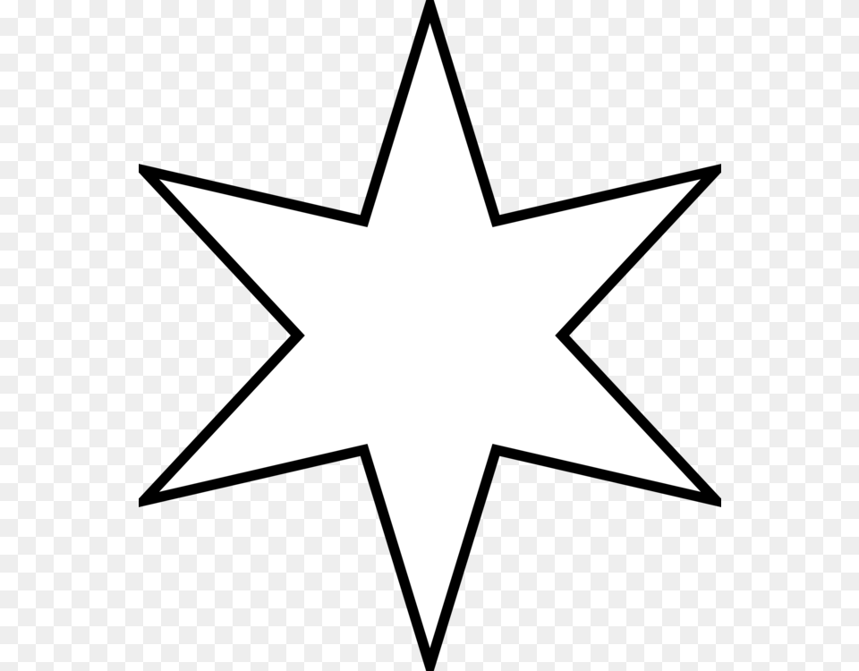 Five Pointed Star Coloring Book Shape Outline, Star Symbol, Symbol, Cross Free Png