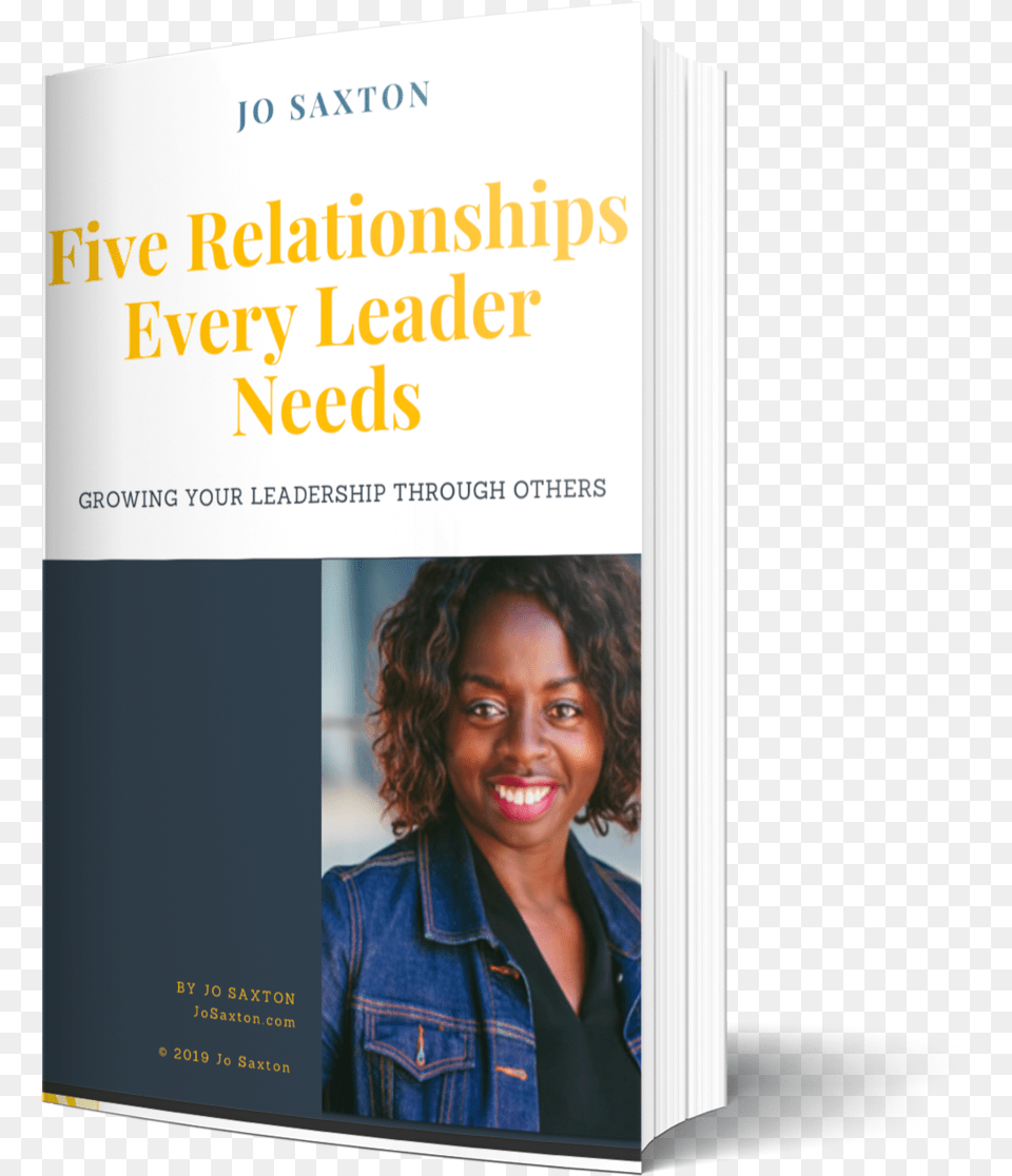 Five Relationships Every Leader Needs 3d Book Book Cover, Adult, Publication, Person, Woman Png