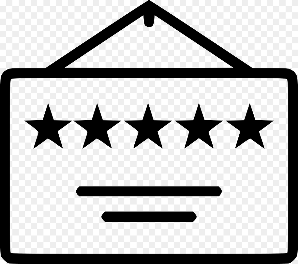 Five Star 5 Star Cartoon, Stencil, Symbol Free Png Download