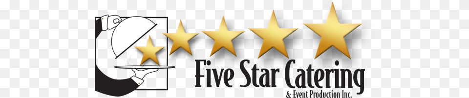 Five Star Catering U0026 Events Ontario Corporate Five Star Event Logo, Star Symbol, Symbol, Lighting Free Png