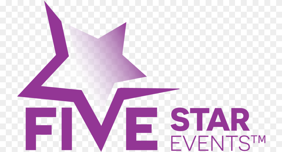 Five Star Events Dc Md Va Event And Wedding Planning Graphic Design, Star Symbol, Symbol, Purple Free Png