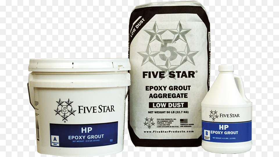 Five Star Hp Epoxy Grout Kit Five Star Dp Epoxy Grout Resin, Bottle, Can, Tin, Cabinet Free Transparent Png