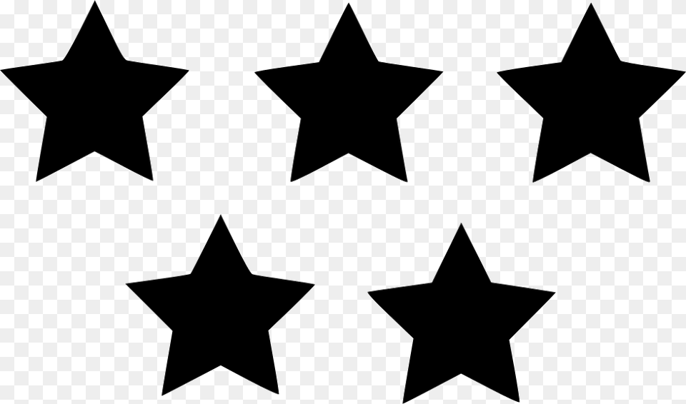 Five Star Rating 5 Star Rating Icon, Star Symbol, Symbol Png Image