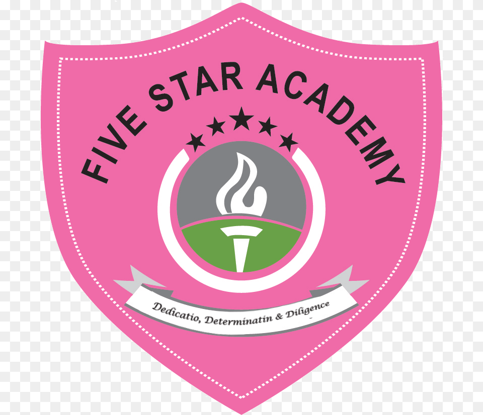 Five Star School Emblem, Badge, Logo, Symbol, Armor Free Transparent Png