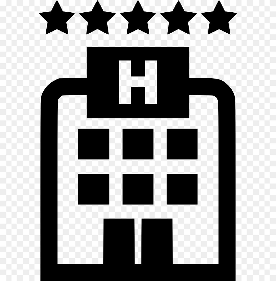 Five Stars Hotel Comments Icon, Stencil, Symbol, First Aid Free Png