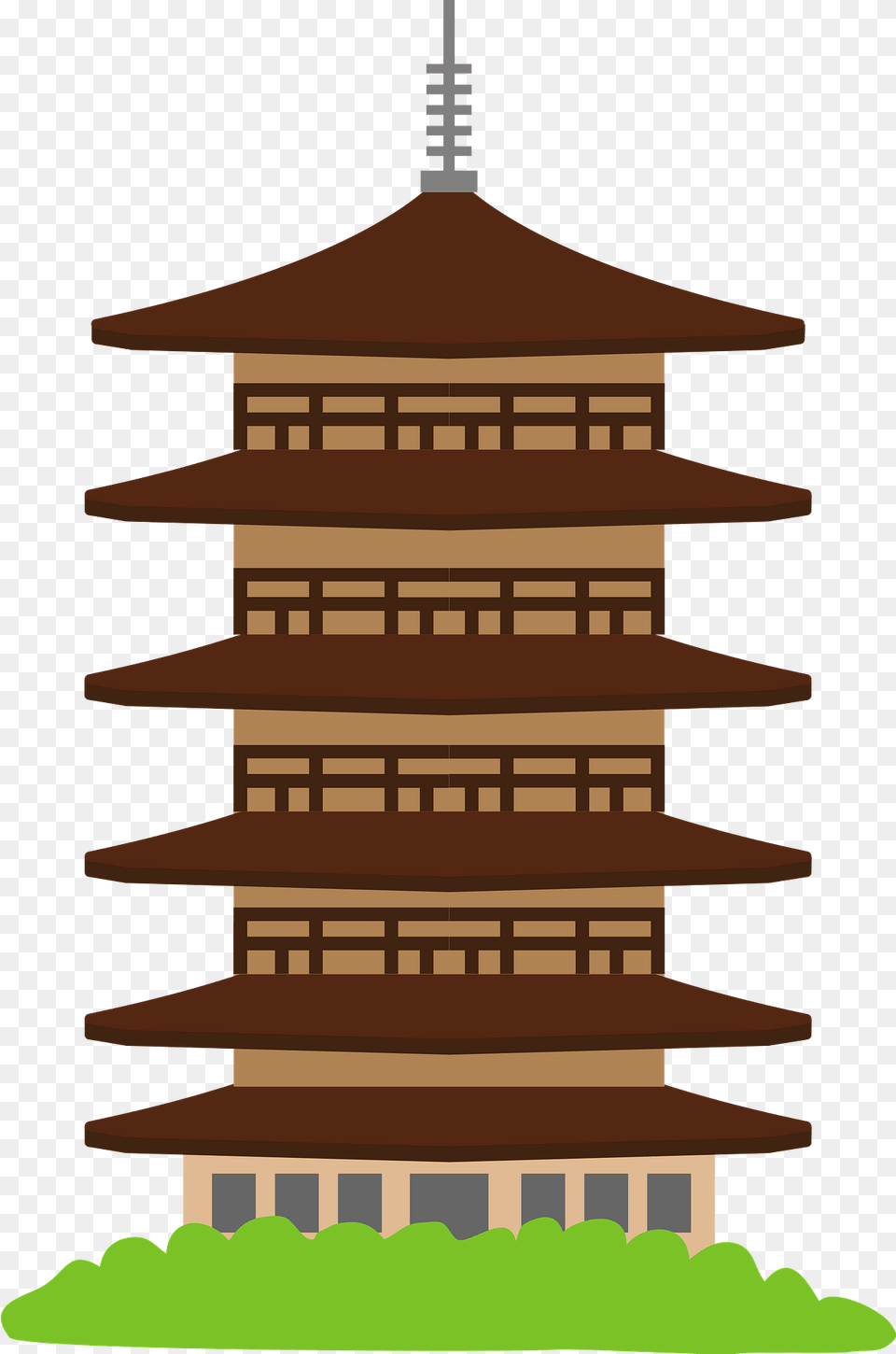 Five Storied Pagoda Clipart, Architecture, Building, City, Prayer Free Png