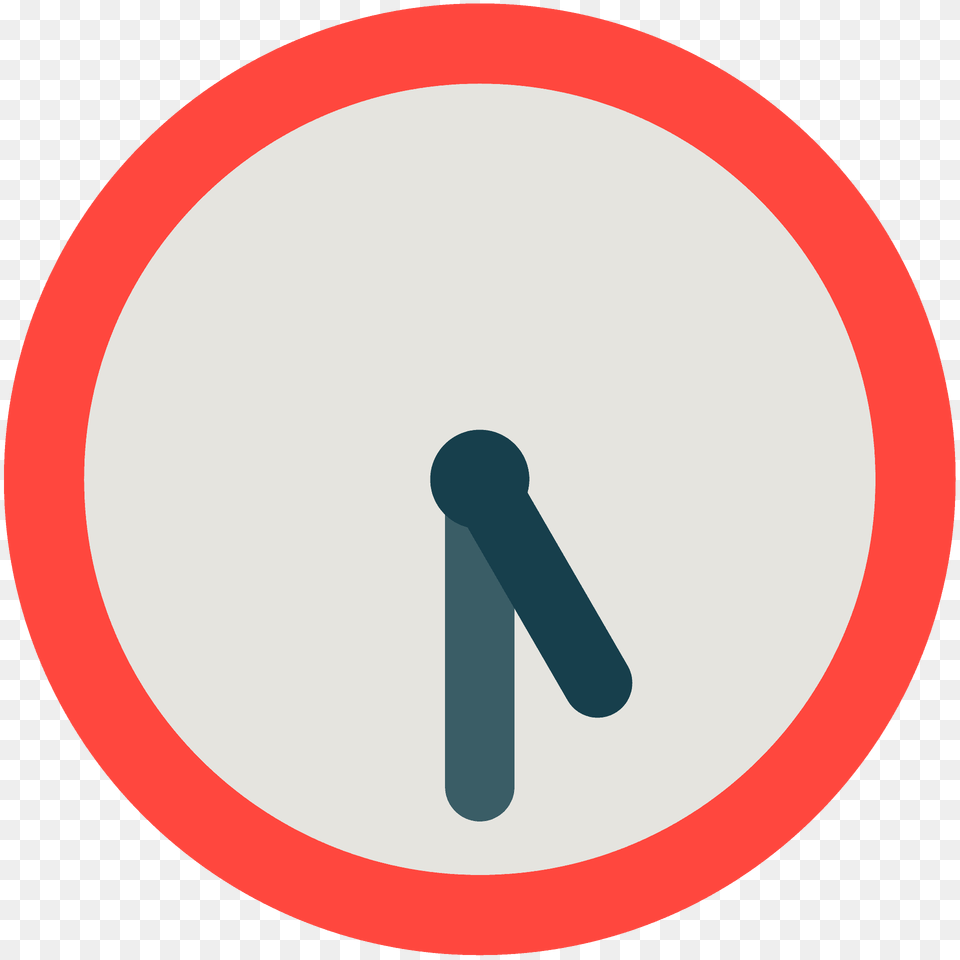 Five Thirty Emoji Clipart, Sign, Symbol, Road Sign Free Transparent Png
