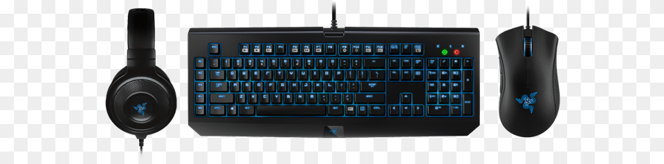 Five Tried And True Devices Featuring Retro Blue Backlighting Blackwidow Ultimate Stealth 2016, Computer, Computer Hardware, Computer Keyboard, Electronics Png