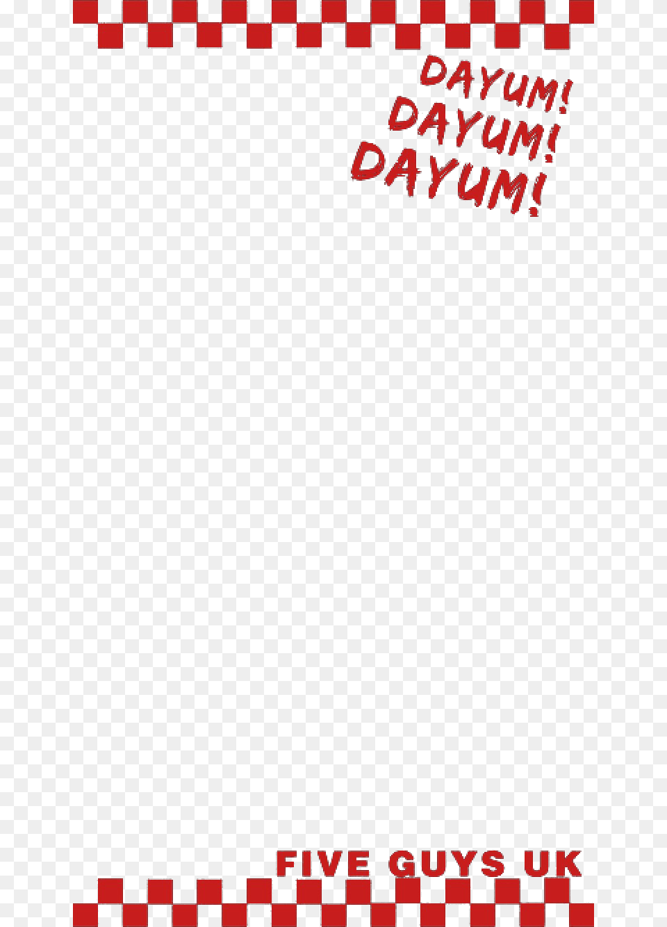 Fiveguysuk Ppt Border Clipart, Text Free Png