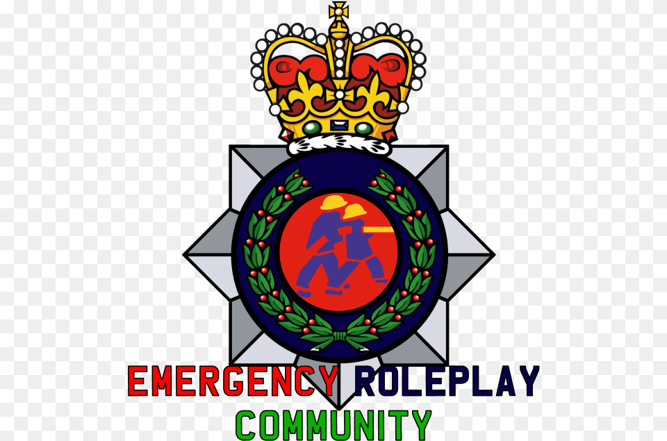 Fivem Emergency Roleplay Community Circle, Logo, Symbol, Badge, Emblem Png Image