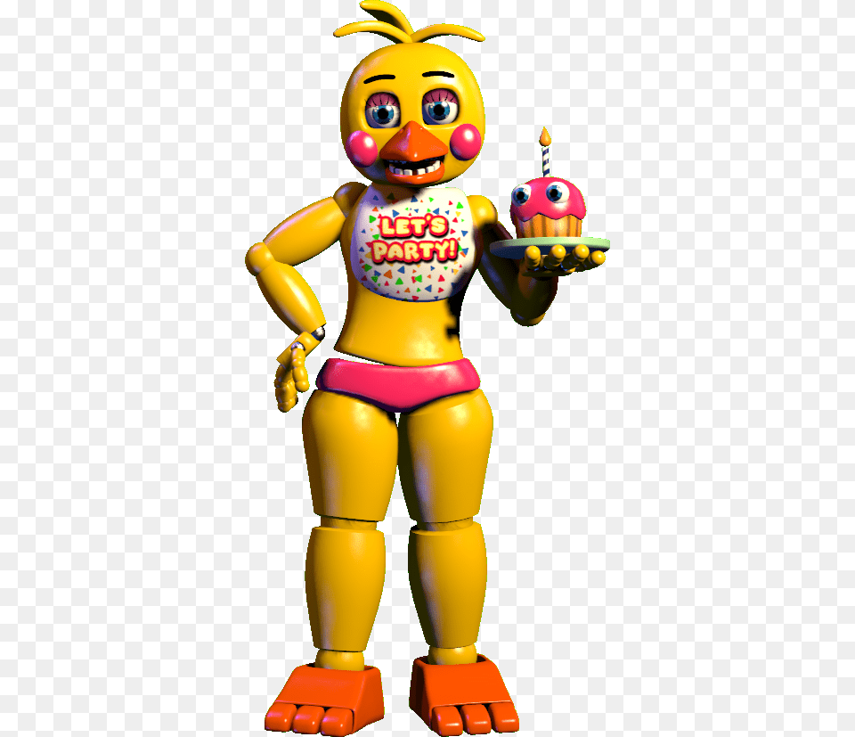 Fivenightsatfreddys Five Night At Freddy S Toy Chica, Baby, Person, Food, Sweets Png