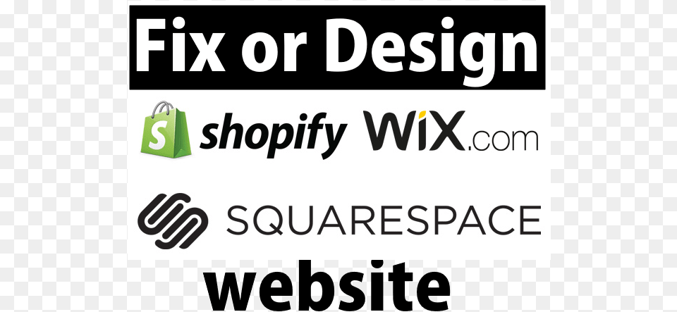 Fix Or Design Shopify Squarespace Wix Website Shopify Pos Essentials Hardware Bundle, Bag, Text, Accessories, Handbag Free Png