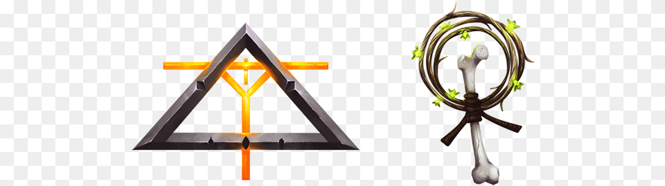 Fixed A Few Sounds That Was Not Hooked Up To The Sound Triangle, Cross, Symbol, Chandelier, Lamp Free Png Download