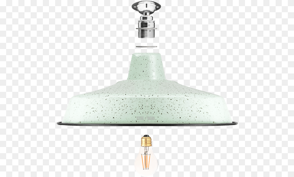 Fixed Large Mint Green Speckle Enamel Shade Lampshade, Light, Appliance, Ceiling Fan, Device Png