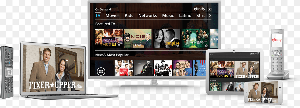 Fixer Upper Available At Xfinity, Screen, Computer Hardware, Electronics, Hardware Png Image