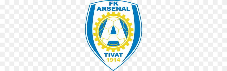 Fk Arsenal Tivat Logo Vector, Badge, Symbol, Ball, Football Free Transparent Png