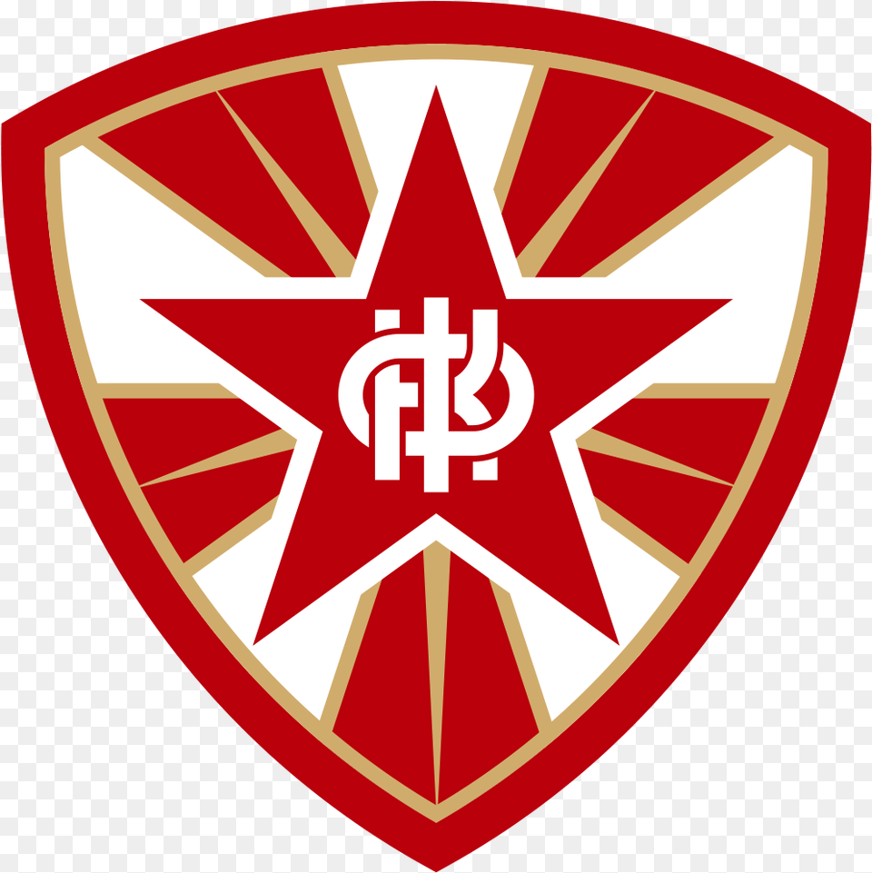 Fk Crvena Zvezda Red Star Belgrade Redesign Estrella Roja De Belgrado, Armor, Logo, Symbol Free Transparent Png