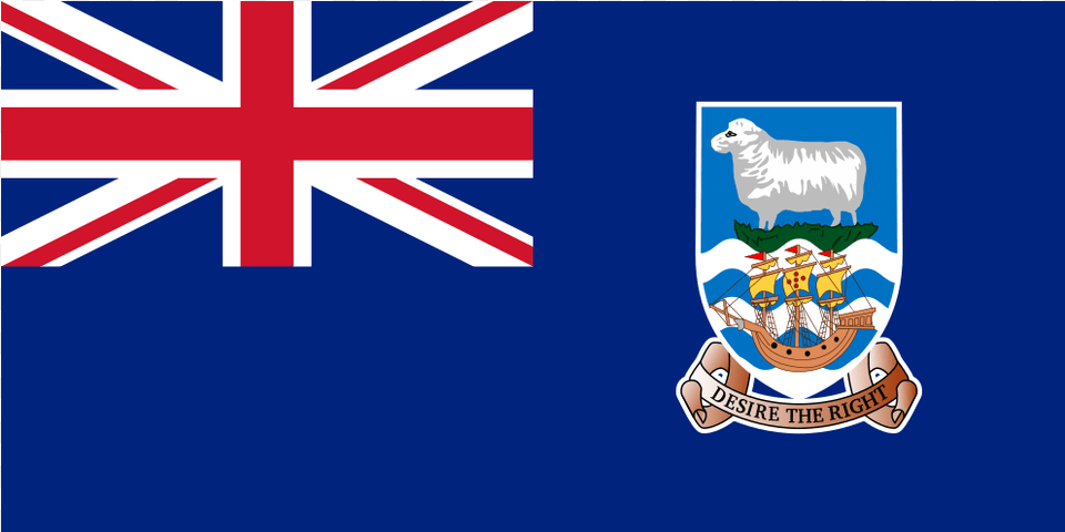 Fk Falkland Islands Flag Icon Falkland Islands Flag, Emblem, Symbol, Logo Free Transparent Png