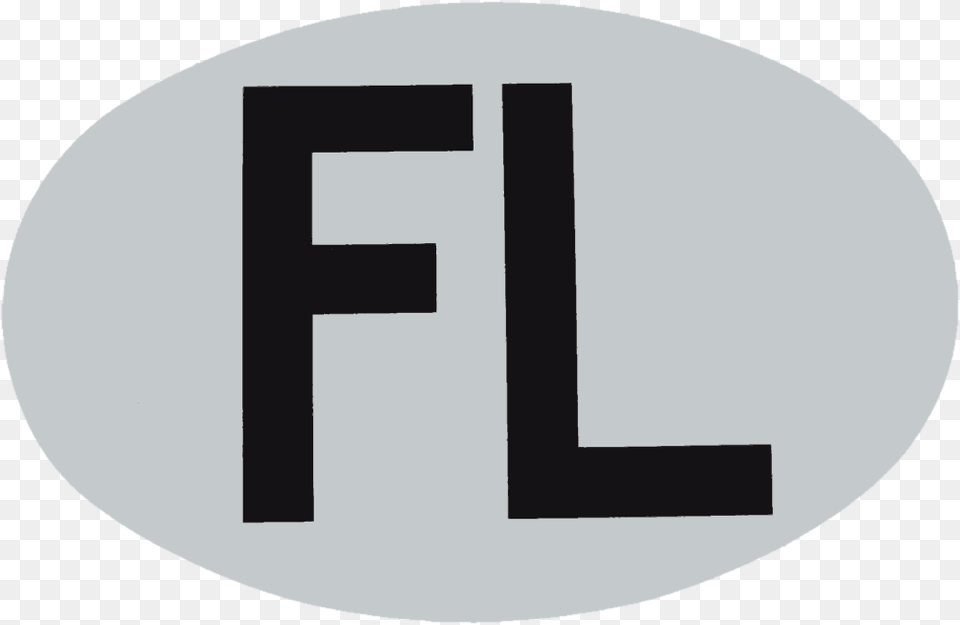 Fl International Vehicle Registration Oval International Vehicle Registration Oval Fl, Symbol, Text, Number Free Transparent Png