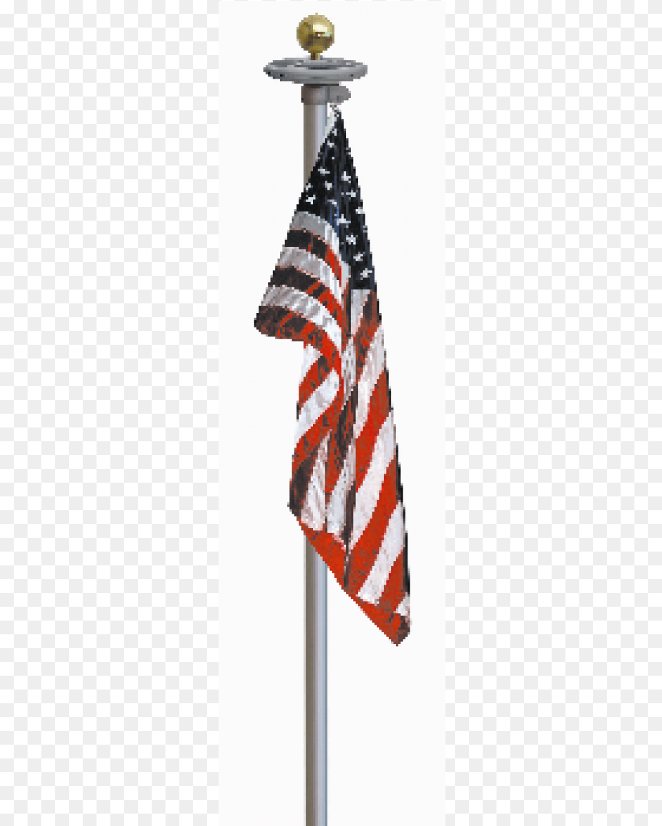 Flag Amp Solar Light Flagpole Set Flag, American Flag Png