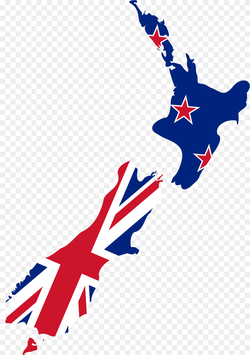 Flag And Map Of New Zealand, Person, Nature, Outdoors, Sea Free Transparent Png