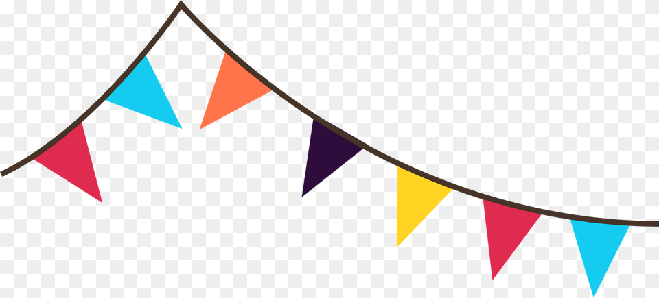 Flag Banner Clipart Transparent, Triangle, Toy Free Png