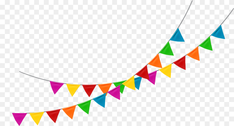 Flag Banner Pennon Bunting Colorful Flag Banner, Triangle, Toy Free Png