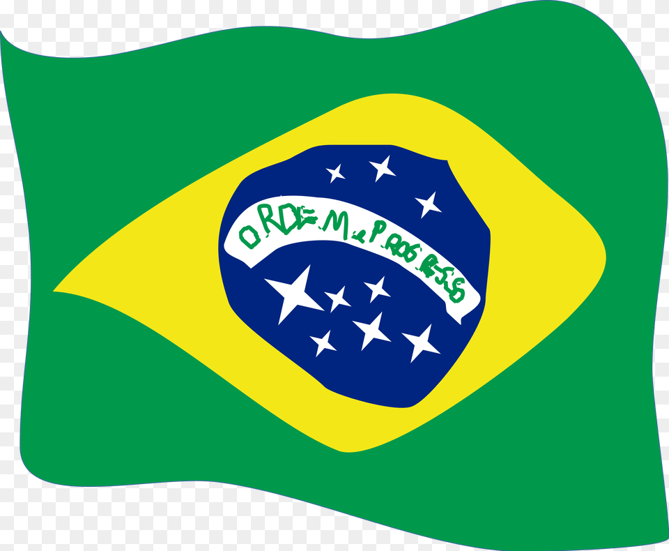 Flag Brazil Drawn, Cushion, Home Decor, Clothing, Hat Free Transparent Png