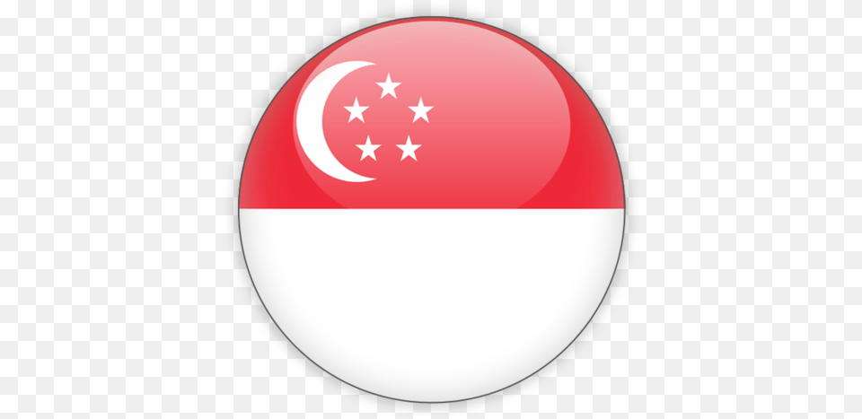 Flag Circle Singapore Flag Circle Singapore Flag Transparent Singapore Flag Icon, Sphere, Astronomy, Moon, Nature Png