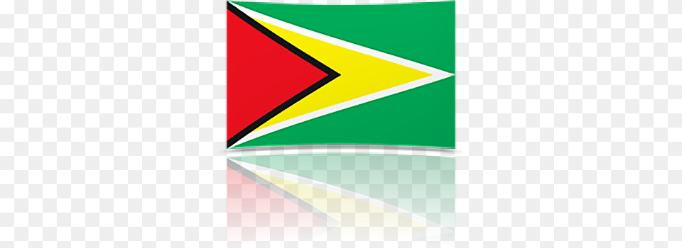 Flag Civil Air Ensign Of Guyana, Art, Modern Art, Graphics Png Image