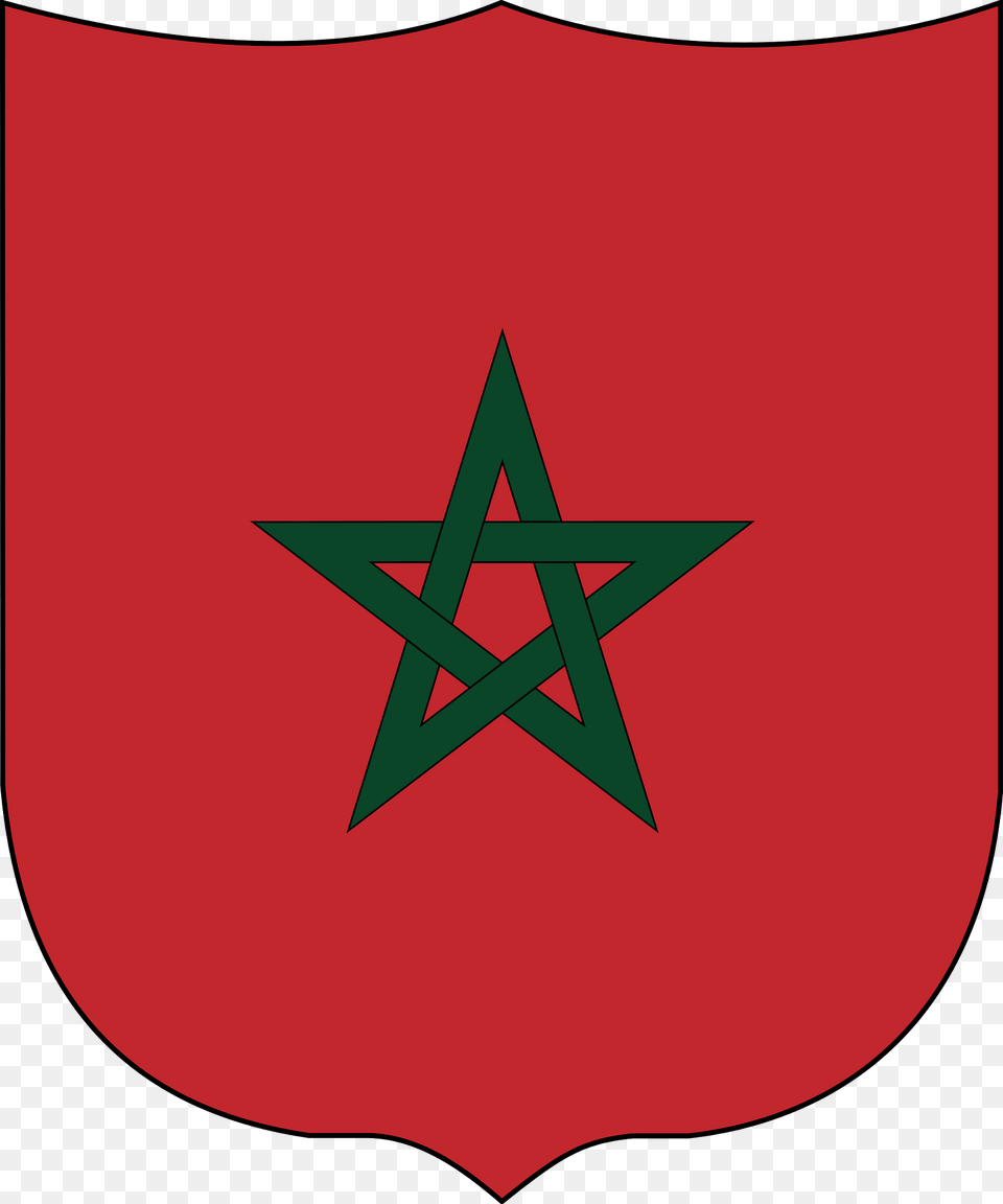 Flag Coa Of Morocco Clipart, Armor, Symbol, Shield Free Transparent Png