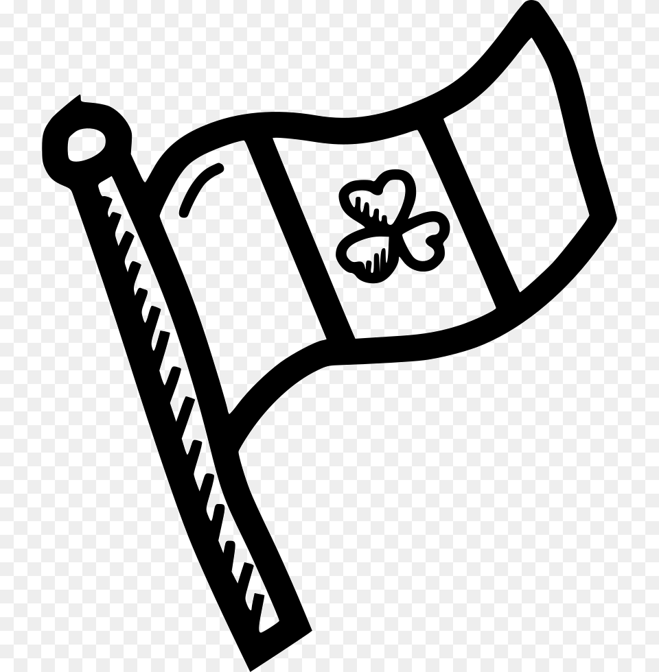 Flag Festival Irish Shamrock, Bow, Weapon, Text Free Transparent Png