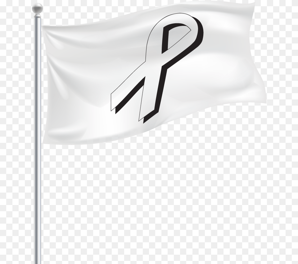 Flag For Rooftops And Buildings U2014 White Ribbon Uk, Text, Adult, Female, Person Free Transparent Png