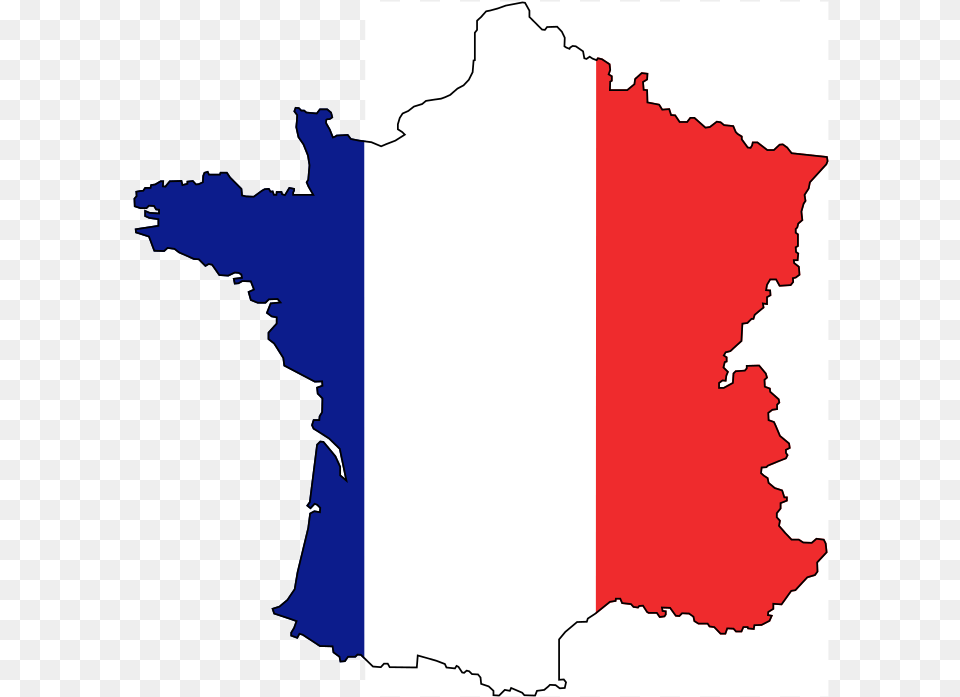 Flag France Map Related To French Language, Chart, Plot, Person, Atlas Free Png Download