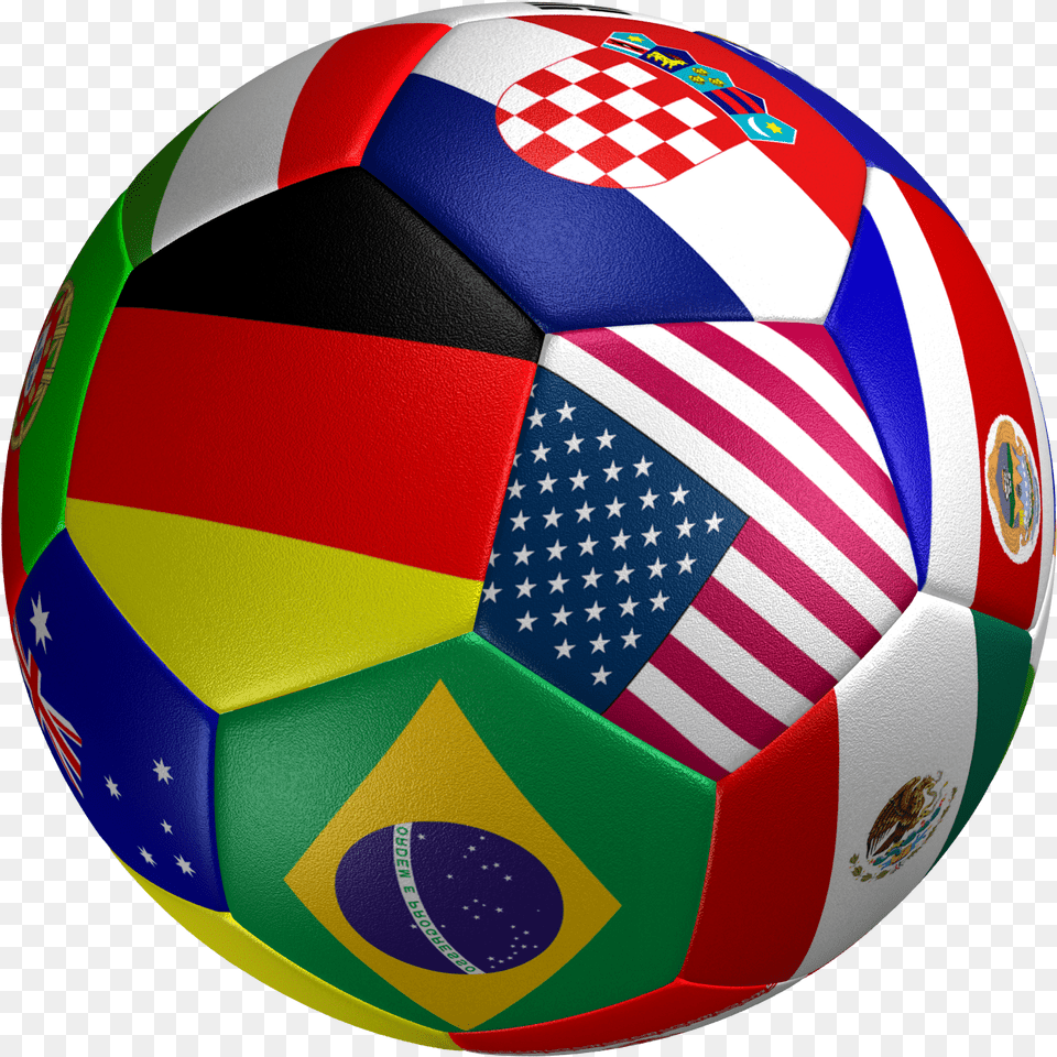 Flag Futebol Promotional Soccer Ball Soccer Ball With Countries, Football, Soccer Ball, Sport Free Png