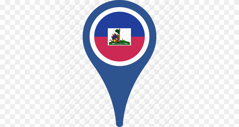 Flag Haiti Haiti Flag Pin Map Pn, Sticker, Logo, Racket, Aircraft Free Png