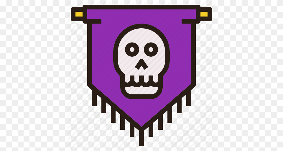 Flag Halloween Scary Skull Spooky Team Icon, People, Person, Logo, Face Free Transparent Png