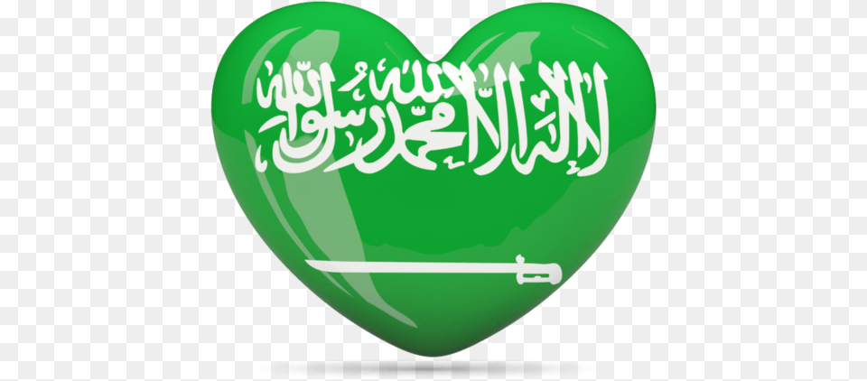 Flag Icon Life Rules Format Mini Saudi Arabia Flag Heart, Balloon Free Png Download