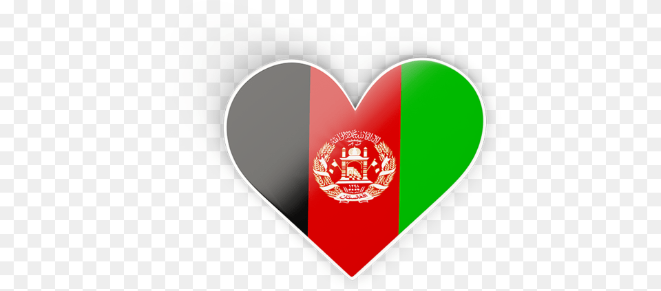 Flag Icon Of Afghanistan At Format Afghanistan Flag Heart, Logo, Food, Ketchup Free Png Download
