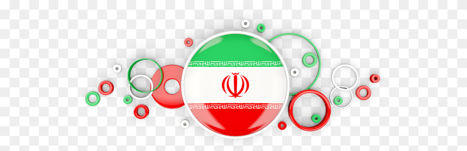 Flag Icon Of Iran At Format, Logo, Art, Graphics, Disk Png Image