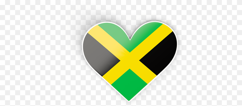 Flag Icon Of Jamaica At Format Jamaican Flag Heart, Logo Png Image