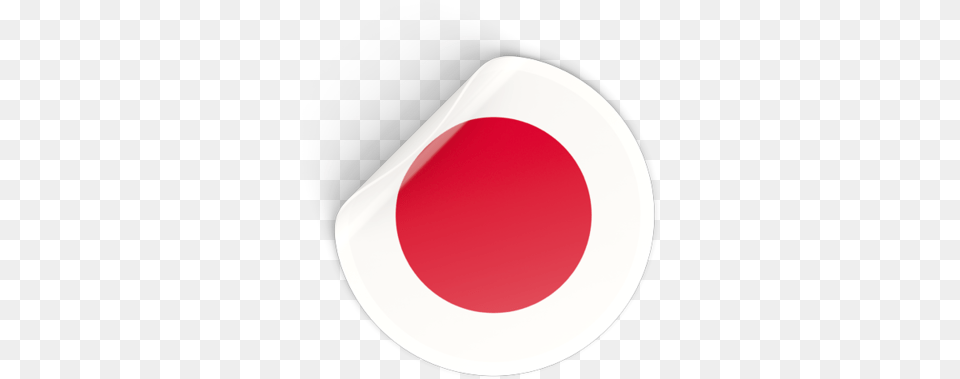 Flag Icon Of Japan At Format Circle, Plate Free Transparent Png
