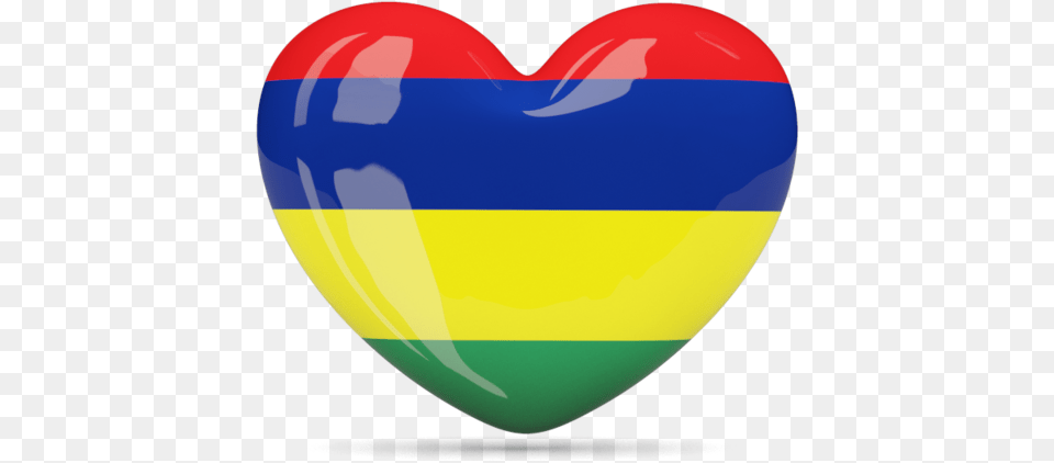Flag Icon Of Mauritius At Format Happy Independence Day Mauritius, Balloon, Heart, Jar Free Png