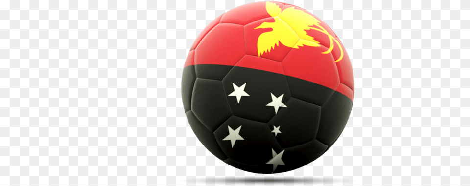 Flag Icon Of Papua New Guinea At Format Papua New Guinea Soccer Ball, Football, Soccer Ball, Sport, Sphere Free Png Download