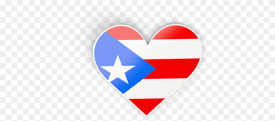 Flag Icon Of Puerto Rico At Format Puerto Rico Flag Heart Free Png Download